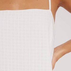LOFT Outlet White Textured Sleeveless Cami Top XL NWT